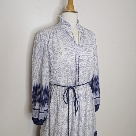 Vintage Liz Moody ⚜️ Chic Long Sleeve Gradient Dress - Picture 3 of 10